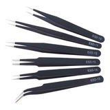 Kit 6 Pinças Anti estatica Eletronica Bga Reballing Celular
