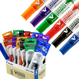 Kit 6 Pinceis 6 Refis Marcador De Quadro Branco Pilot