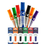 Kit 6 Pincel E 6 Refil Marcador Quadro Branco Pilot Original