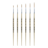 Kit 6 Pincel Filete