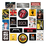 Kit 6 Placas Rock Bandas Heavy Metal Artistas Você Escolhe