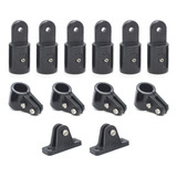 Kit 6 Pont 4 Abrac 2 Base 1pol Capota Barco Lancha Modelo S