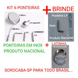 Kit 6 Ponteiras Jato De Plasma Em Inox Produto Nacional