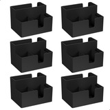 Kit 6 Porta Guardanapos Sachês Açúcar Organizadores Bancada