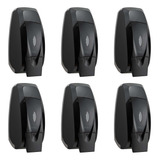 Kit 6 Porta Sabonete Líquido Dispenser Álcool Gel Preto Nf
