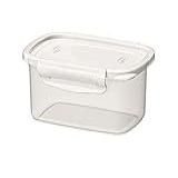 Kit 6 Potes Marmita Fit Reutilizável 480ml- Tampa Com Travas- Transparente- Armazenamento Fácil- Leve- Microondas E Freezer