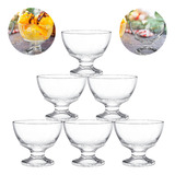 Kit 6 Potes Taças Sobremesa Vidro Cumbuca Reforçado Oferta