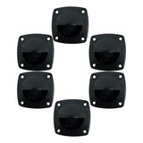 Kit 6 Puxador Para Tampa Viveiros Barcos Lancha Pesca Preto