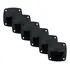 Kit 6 Puxador Para Tampa Viveiros Barcos Lancha Pesca Preto