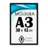 Kit 6 Quadros Medida Padrão A3 Com Vidro Moldura Laqueada