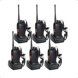 Kit 6 Radio 16 Ch Baofeng 777s Ht Walk Talk Comunicador