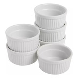 Kit 6 Ramekin Grande Porcelana 250ml