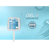 Kit 6 Refil Antisséptico Álcool Gel Clean 800ml 70 Premisse