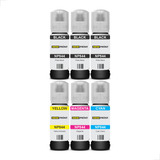 Kit 6 Refil Tinta Para Epson 544 L3150 L3250 L3110 L3210