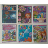 Kit 6 Revistas Infantil Disney P Colorir Passatempos E Ativ