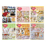 Kit 6 Revistas Pintura Em Tecido Coleção Susy