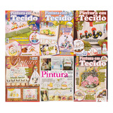 Kit 6 Revistas Pintura Em Tecido E Crochê Enxoval Bebe