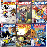 Kit 6 Revistinhas Gibis Quadrinhos Mickey