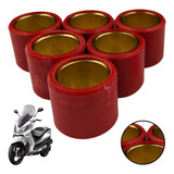 Kit 6 Rolete Contrapeso Embreagem Dafra Citycom 300i 18g