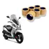 Kit 6 Rolete Contrapeso Embreagem Dafra Citycom 300i