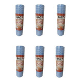 Kit 6 Rolo Bobina Pano Limpeza Multiuso 15 Metros 30 Panos