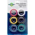 Kit 6 Rolos Fita Isolante Anti-chamas Coloridas 5m X 19mm Cor Colorida Liso