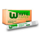 Kit 6 Rolos Lençol Hospitalar Papel Branco 70cmx50m