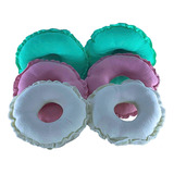 Kit 6 Rosquinhas Absorvente Amamentação Algodão Lavavel