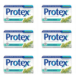 Kit 6 Sabonete Antibacteriano Protex Erva doce Barra 85g