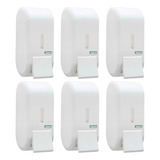 Kit 6 Saboneteira Dispenser Álcool Gel Sabonete Líquido Nota