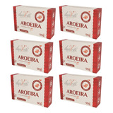 Kit 6 Sabonetes Em Barra Fisioterápico De Aroeira 90g