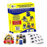 Kit 6 Sacos P Aspirador De Pó Electrolux Hidrolux Awd01 Referencia 2177 Porto Pel