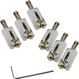 Kit 6 Saddles Carrinhos Para Ponte Tremolo Guitarra Strato
