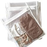Kit 6 Saquinho Organizador Mala Maternidade Viagem 27x33 -Branco-