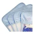 Kit 6 Saquinho Saída De Maternidade Organizador Tule C zíper