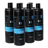 Kit 6 Shaving Gel De Barbear Element Alfa Looks
