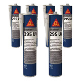 Kit 6 Sikaflex 295 Uv Branco Adesivo E Selante De Pu Marine