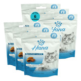 Kit 6 Snack Hana Healthy Life Dental Care Gatos Adultos 60g