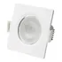 Kit 6 Spot Led Cob Direcionável Embutir Quadrado 3000k 3w