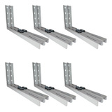 Kit 6 Suporte Ar Condicionado Split De 12 A 24000 Btus 50cm