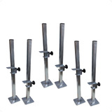 Kit 6 Suportes Nivelador De Régua 50cm Assentamento Azulejo