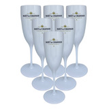 Kit 6 Taças Champanhe Moet Chandon 170 Ml Espumante Vinho