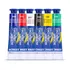 Kit 6 Tinta Acrílica Acrylic Colors Bisnaga 20ml Acrilex