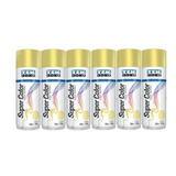 Kit 6 Tintas Spray Dourado 350ml Tekbond