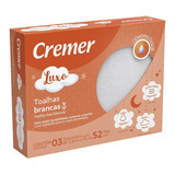 Kit 6 Toalha Fralda Cremer Branca Luxo Kit C 2 Cxs