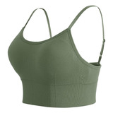Kit 6 Top Fitness Academia De Alcinha Ginástica Com Bojo