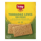 Kit 6 Torradas Fette Croccanti Cereais Sem Glúten 125g Schar