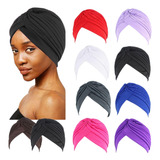 Kit 6 Turbante Chapéu Fechado Indiano Feminino Touca Atacado