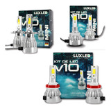 Kit 6 Ultra Led V10 Farol Alto Baixo Milha 20000lumens 6500k