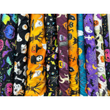Kit 6 Un 50 X 75 Cm Tricoline Halloween 100 Algodão